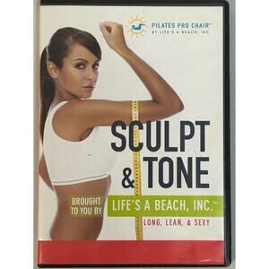 Sculpt & Tone Long, Lean, & Sexy DVD Exercise Workout Video Pilates Pro Chair